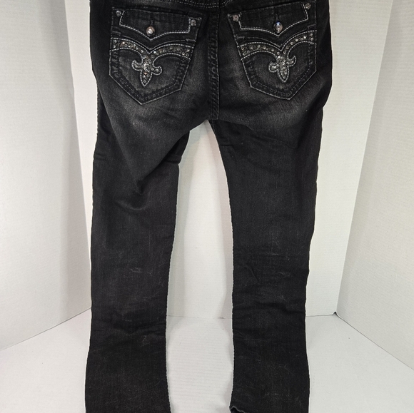 Rock Revival Beliss mid-rise Skinny Jeans Stretch Sz 27 X 31 - Picture 8 of 13